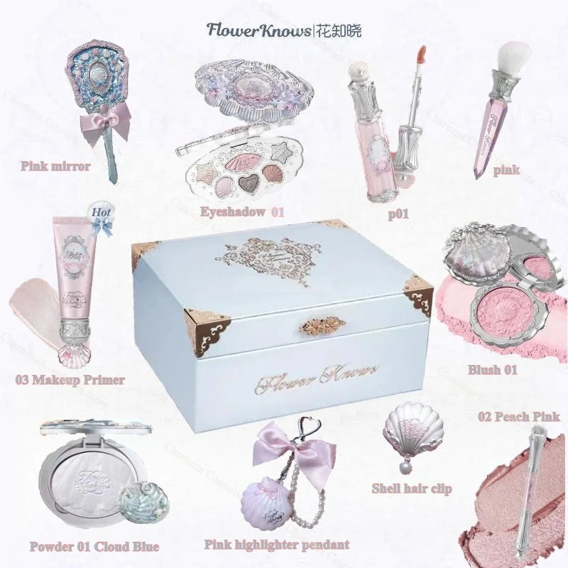 Flower Knows Shell Pearl Set