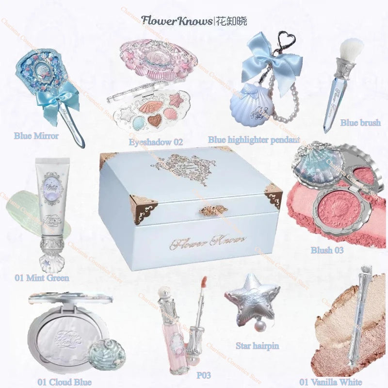 Flower Knows Shell Pearl Set