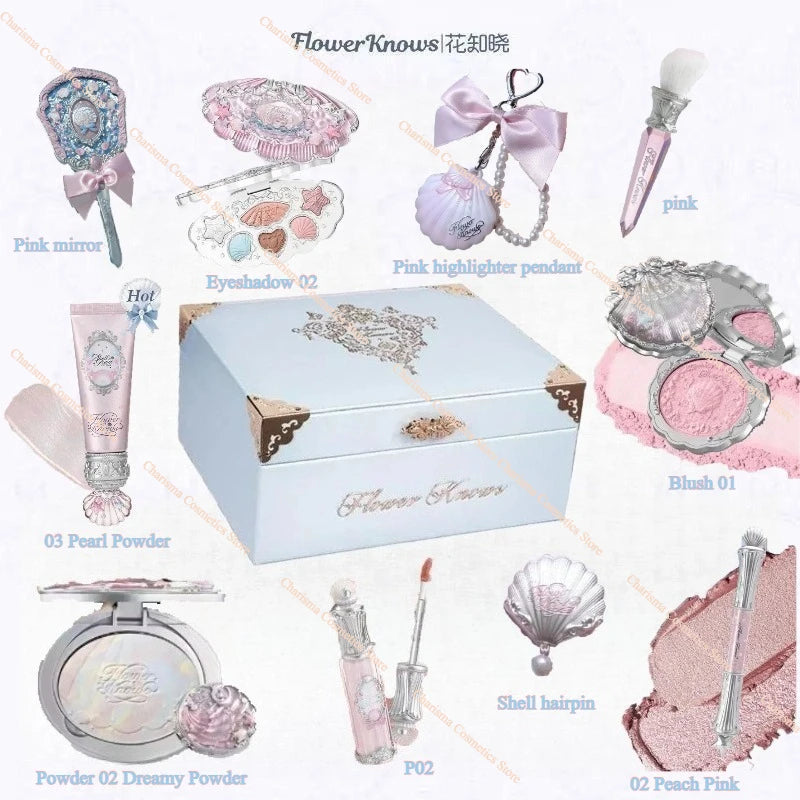 Flower Knows Shell Pearl Set