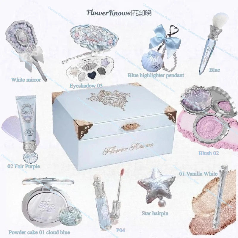 Flower Knows Shell Pearl Set