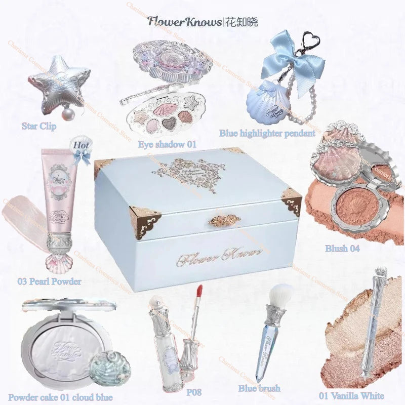 Flower Knows Shell Pearl Set