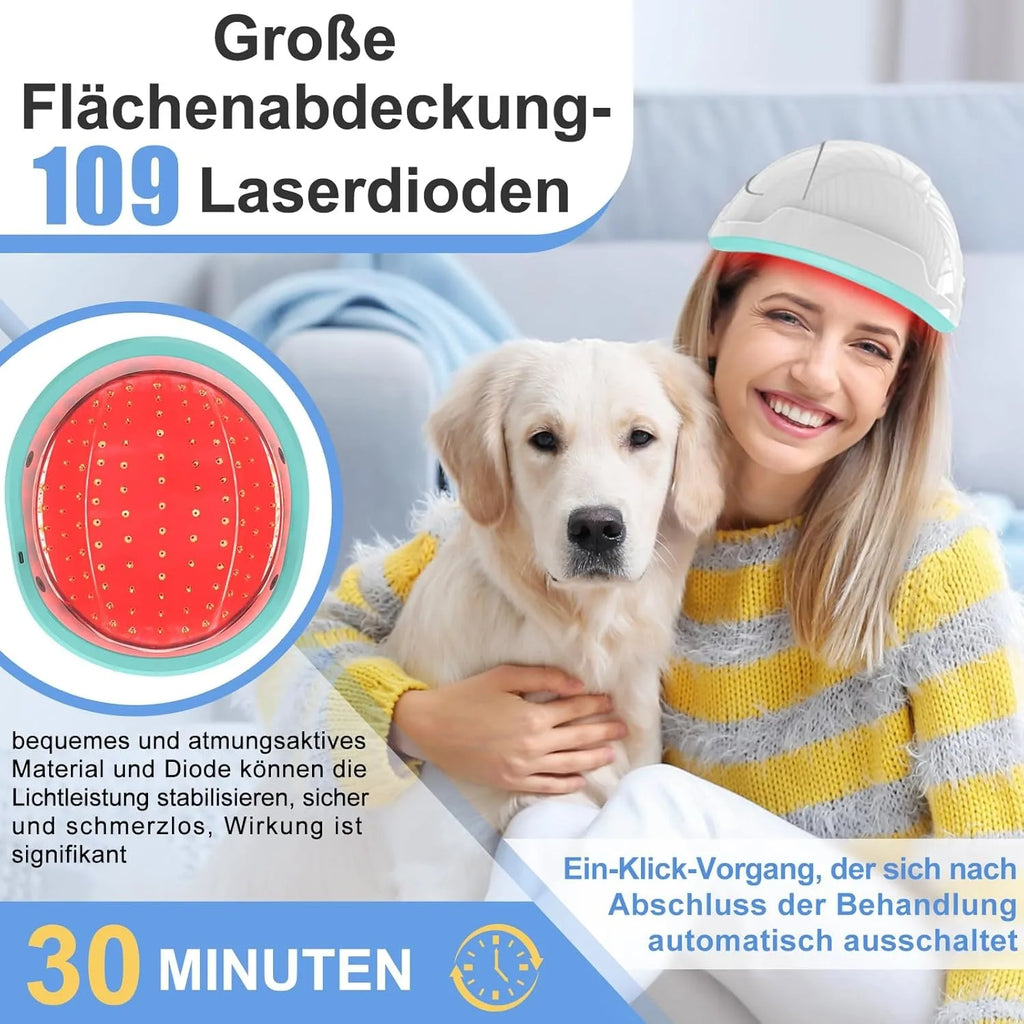 Rechargeable Laser Hair Growth Cap