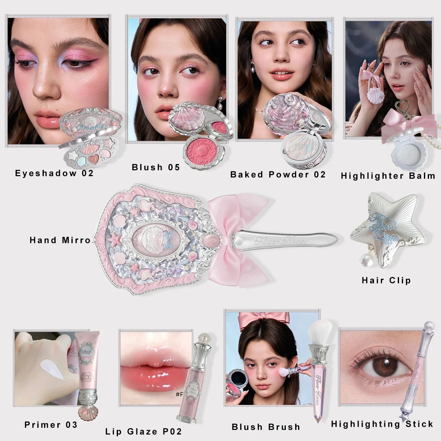 Flower Knows Ocean Pearl Cosmetic Kit